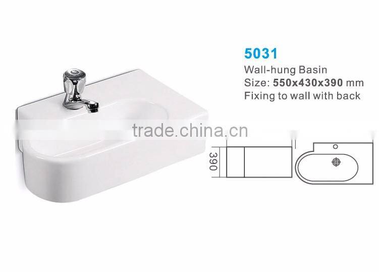 Ceramic wall hung basin,samll wash sink sanitary ware manufacturer