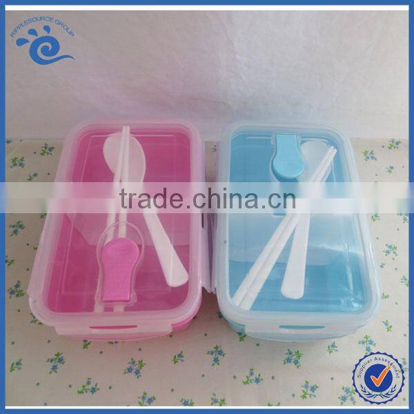 Eco-friendly Watertight Plastic Pantry food container 2 compartment
