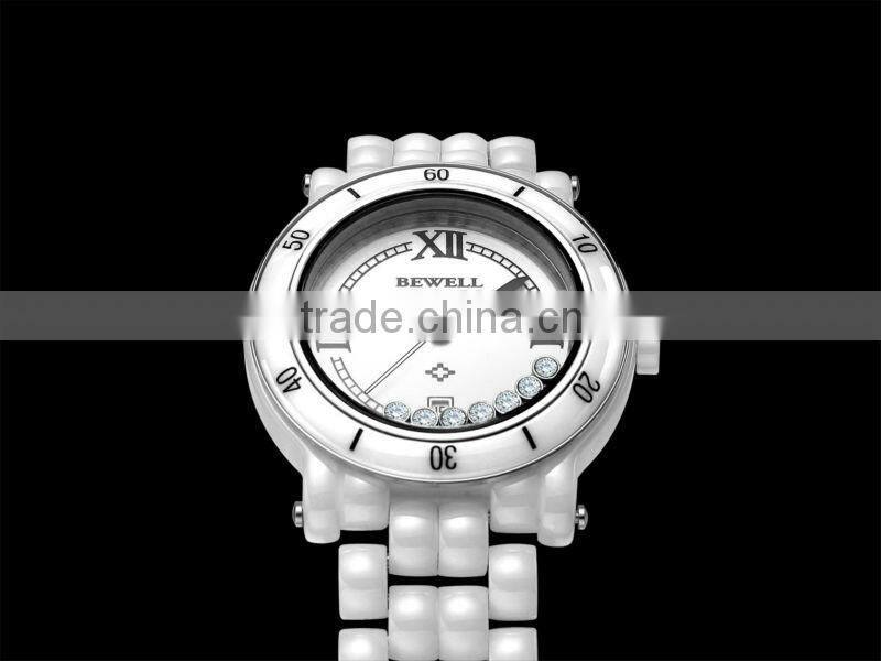 china supplier factory direct OEM High Quality charming Ceramic Women's Wristwatch With Calendar