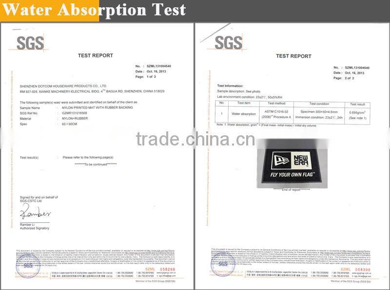 Door Mat With Tire Logo