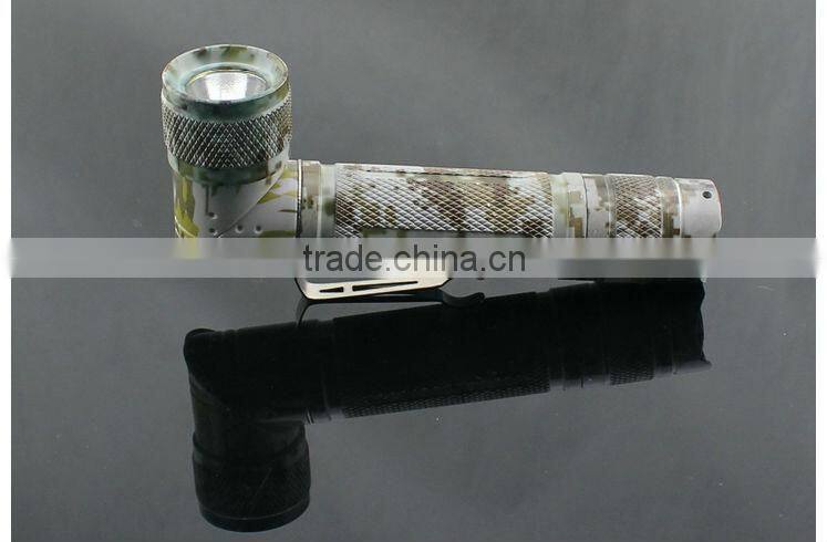 Goread Four-color camouflage bend head LED mini flashlight