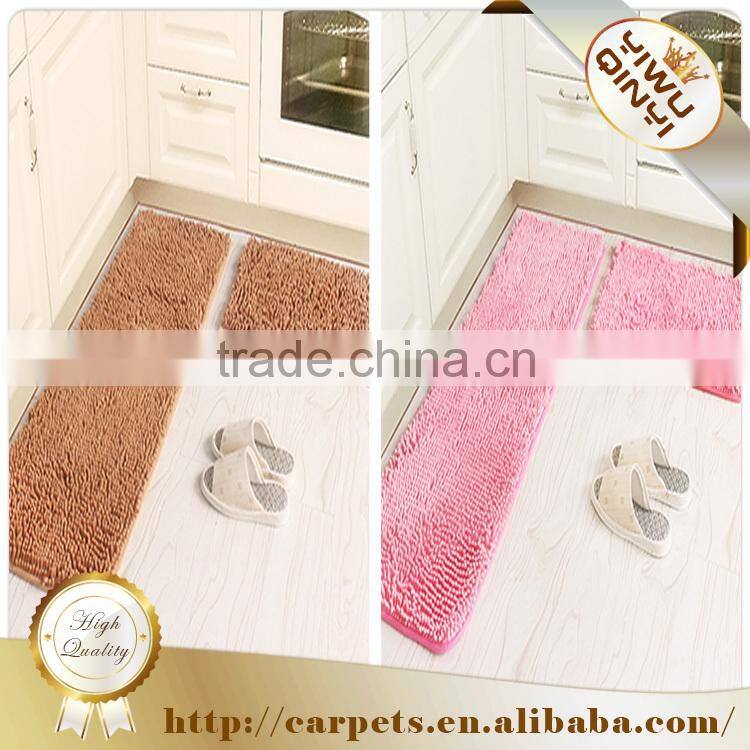 Chinese unique shaggy chenille heart shape carpet-QY / shaggy carpet