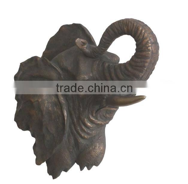 Decorating with animal heads elephant head wall decor