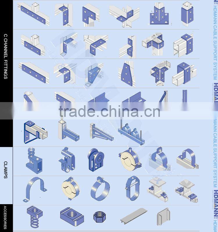 Pre-galvanized galvanised steel c strut channel with factories in China