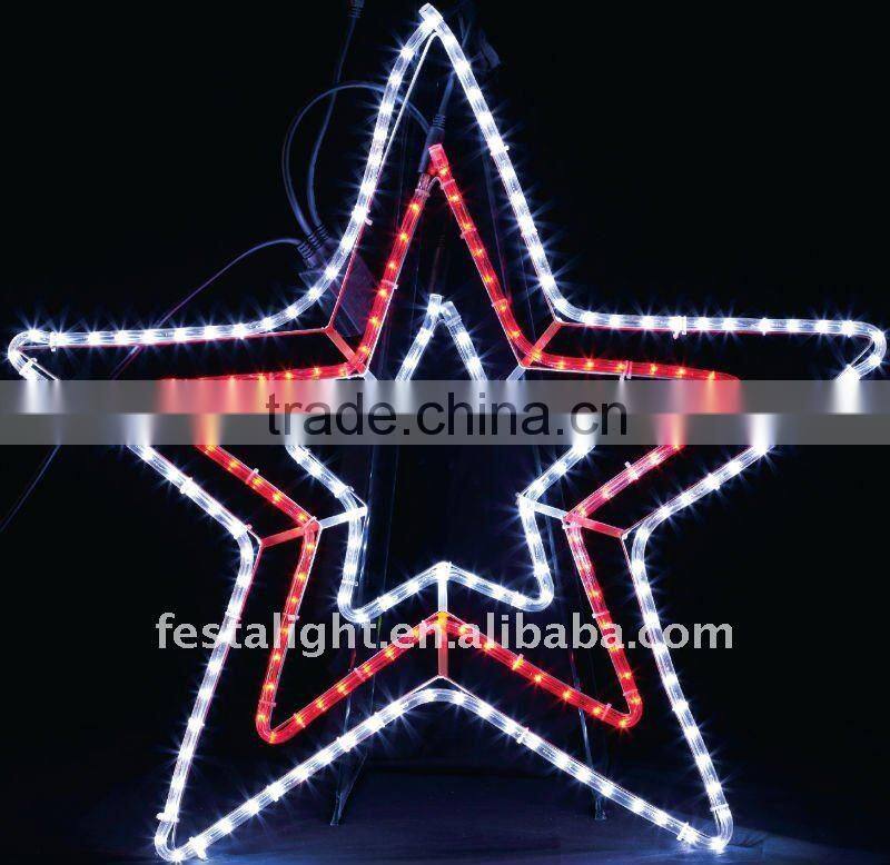 Christmas decorative snow rope light motif 2d