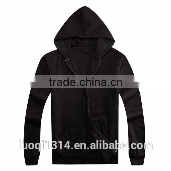 Custom Printed Cheap Hoodies Sweatshirts OEM Men's Plain Zip Up Fleece Hoody Jacket