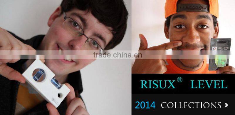 Blue colour body white line print spirit bubble Level