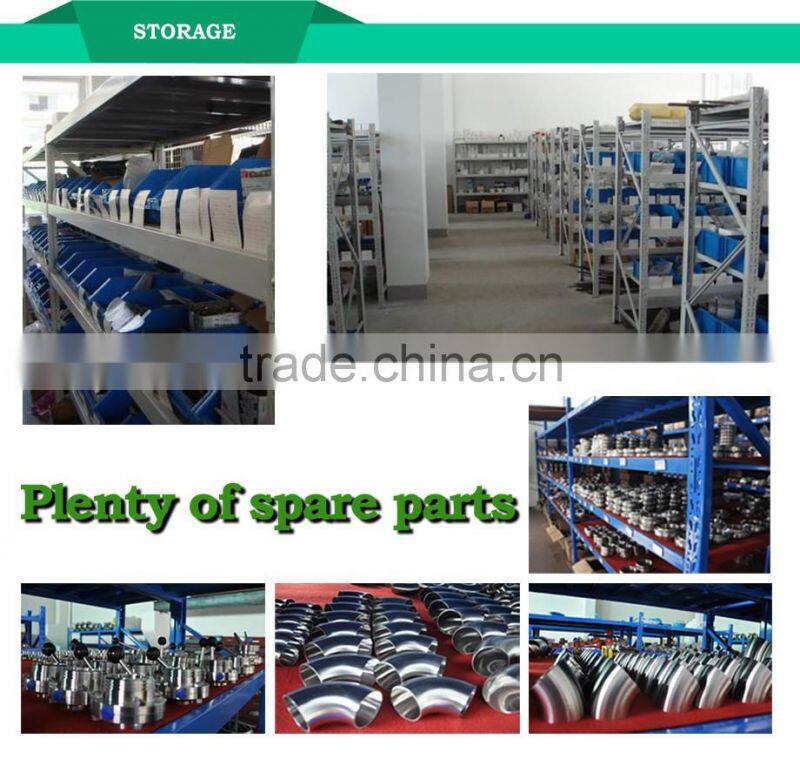 Sanitary stainless steel piping and fitting