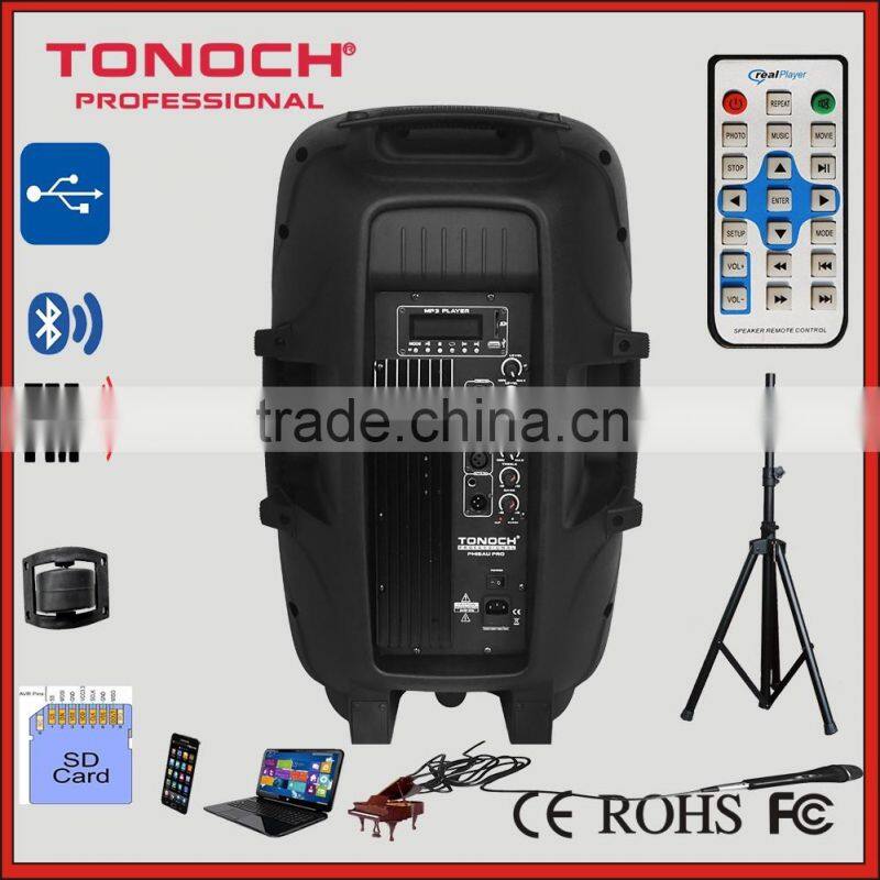 12" Portable PA system built in Rechargeable battery SPEAKER