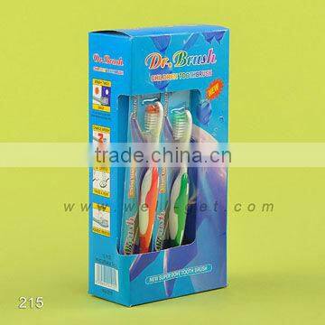 Kid Toothbrush With Tongue Cleaner Nylon Kids Toothbrush