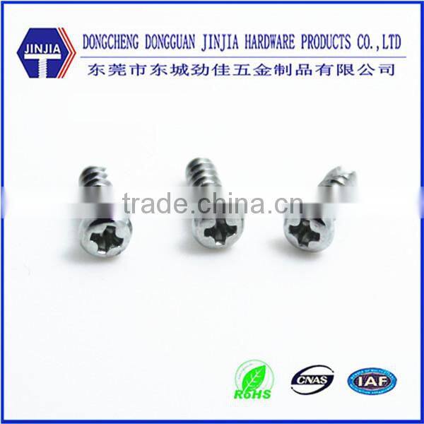 self cutting phillips slotted combo head hardened steel screw m2.6*8