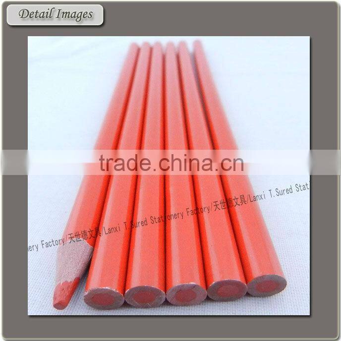 HB Lead Ellipse Red Printing Color Pencil in Bulk