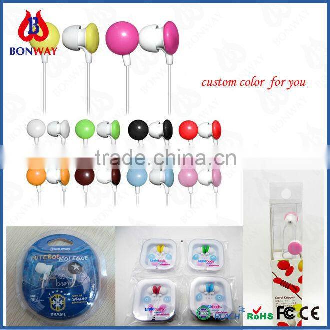 New Stereo 3.5MM Ear phones colorful earphone