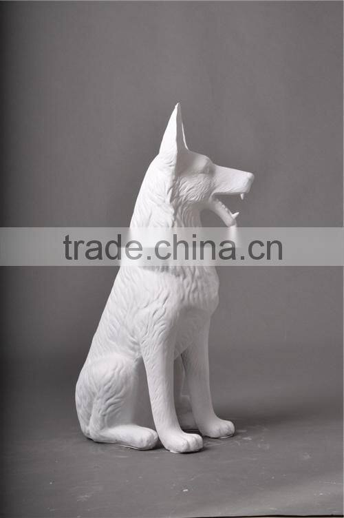 life size dog clothes model