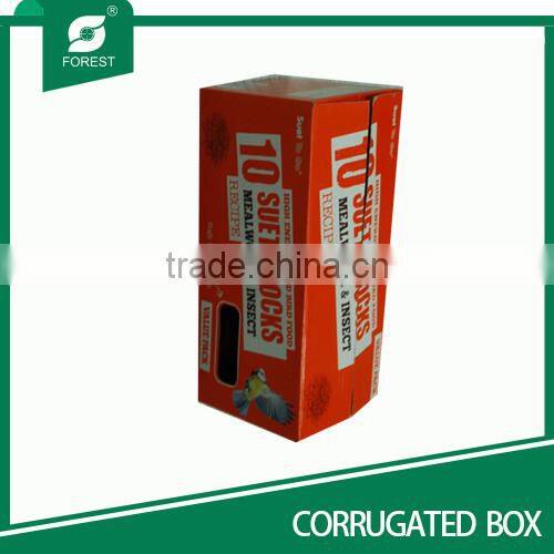 Corrugated box display box for birds insect warm