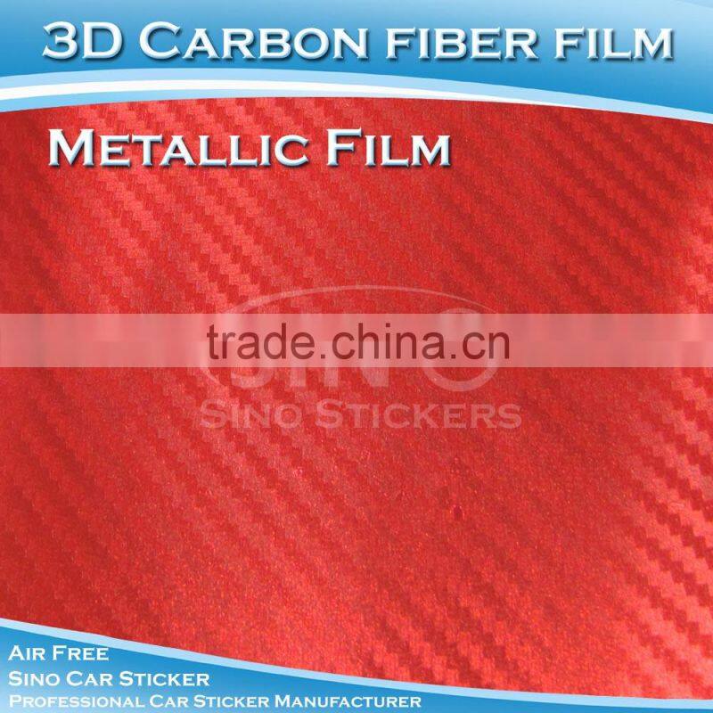 1.52x20m New Arrival Glitter Blue Full Car Body Sticker Vinyl Carbon Fiber Tube