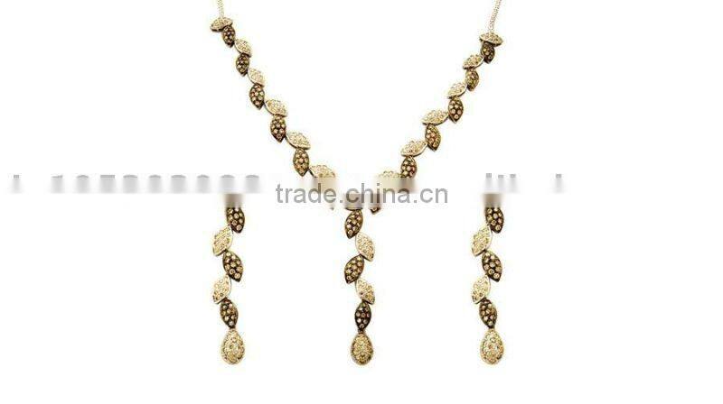 Yellow Gold Diamond Necklace