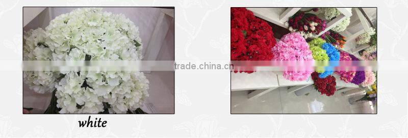wholesale silk bule hydrangea petals flowers artificial