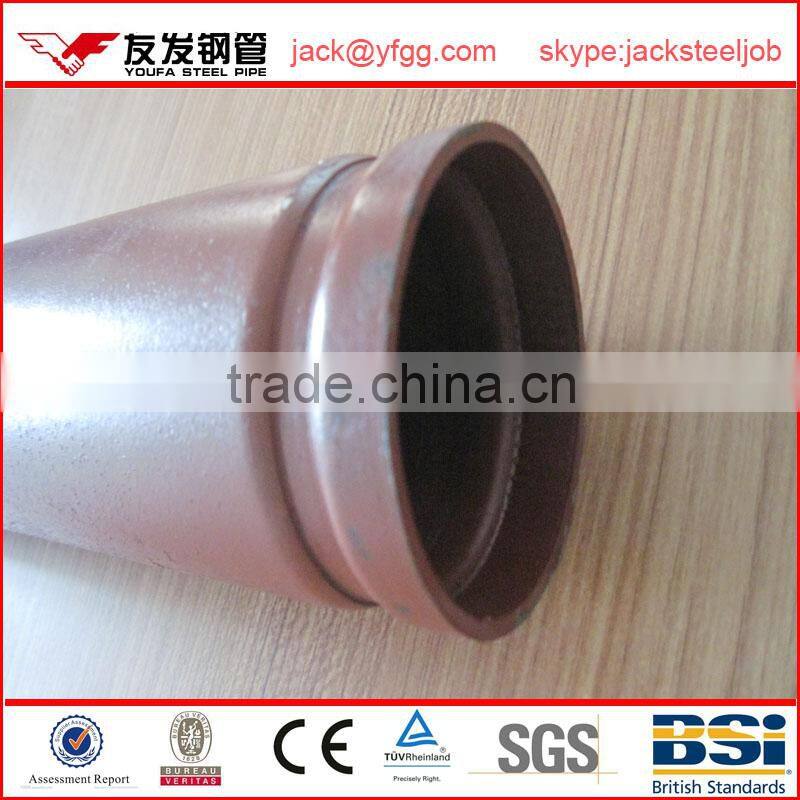 LGJ 60.3 x 3.25mm steel weld roll grooved tube