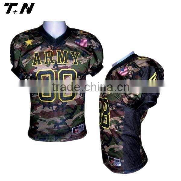 professional dri fit gold american football training jersey
