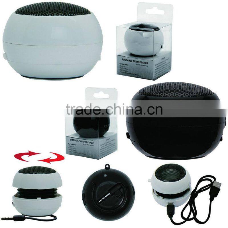2016 HOT sell Hamburger Mini fashional Speaker for Laptop Computer iPod iPhone with 3.5 mm jack