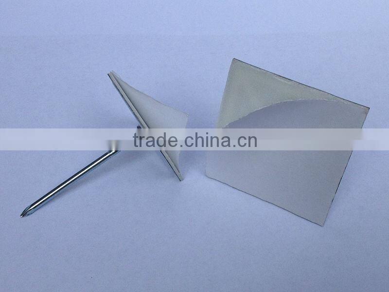 Insulation Anchor, Self Adhesive Hanger Pin With Cap & Washer