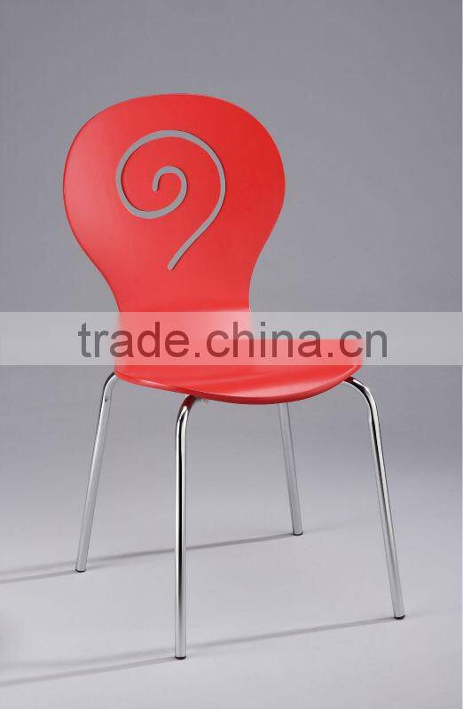 Furniture Metal Tube Bentwood Chair