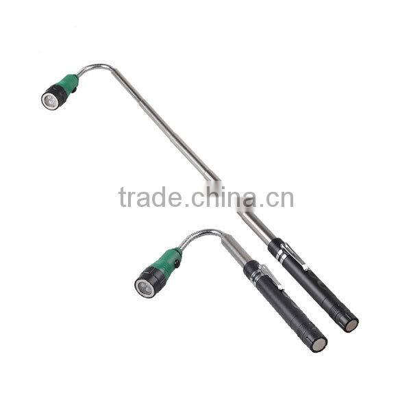 Cheap 3 LEDs Light Plastic Telescopic Magnet Pick Up Tool