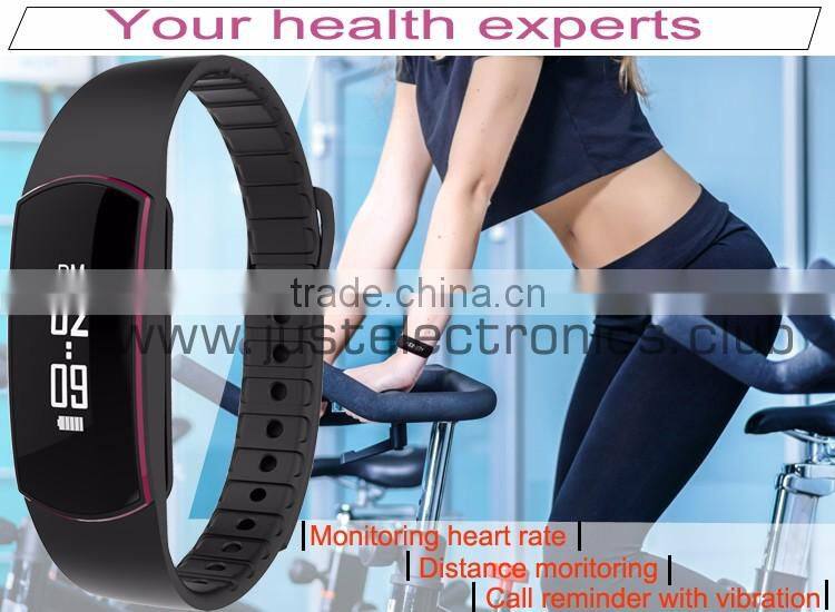 Factory Directly Wristband Activity Tracker With Heart Rate, 2016 Hot Sale Smart Sport Bracelet