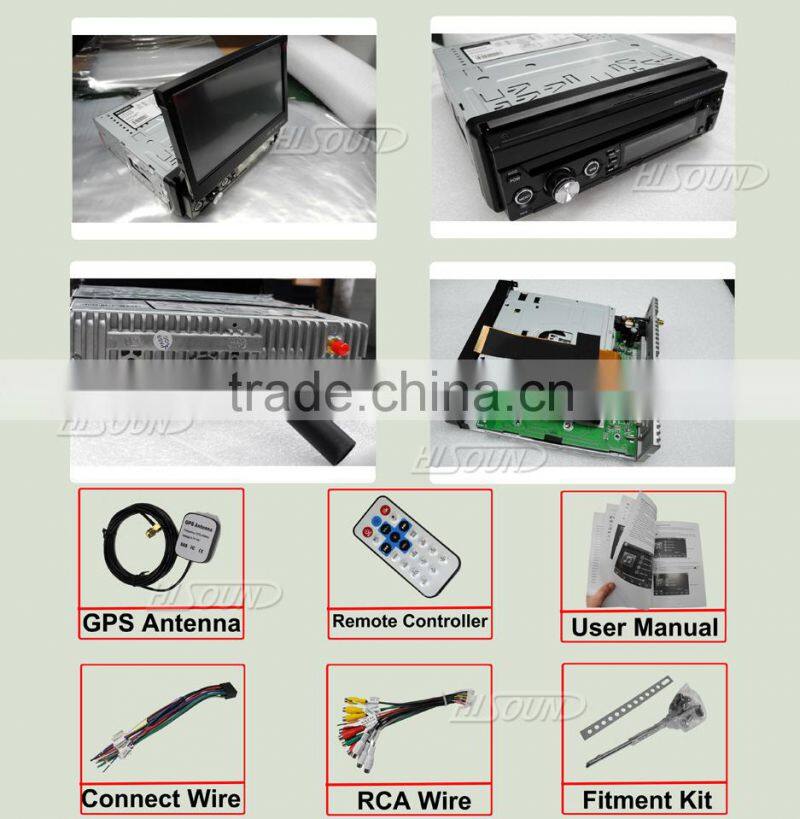 Bluetooth GPS car dvd player single usb
