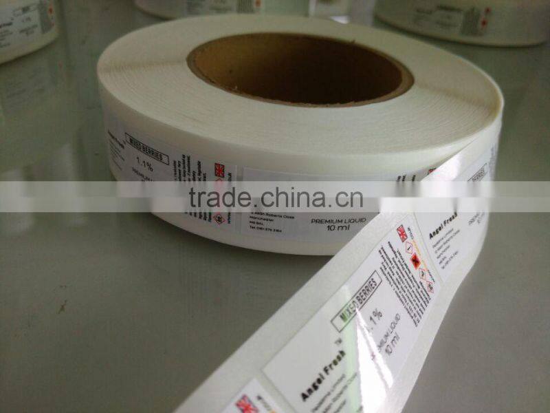 Caoyuan custom printed adhesive label from shenzhen factory