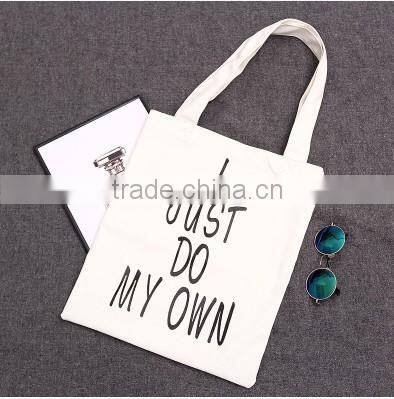 100% eco-friendly canvas carry bags in single-shoulder bags