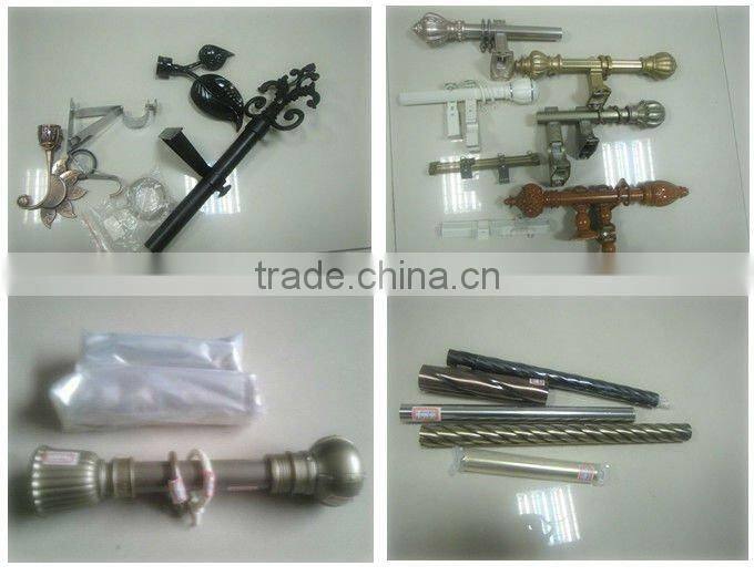 S shape curtain pipe tube holder bracket accessories curtain