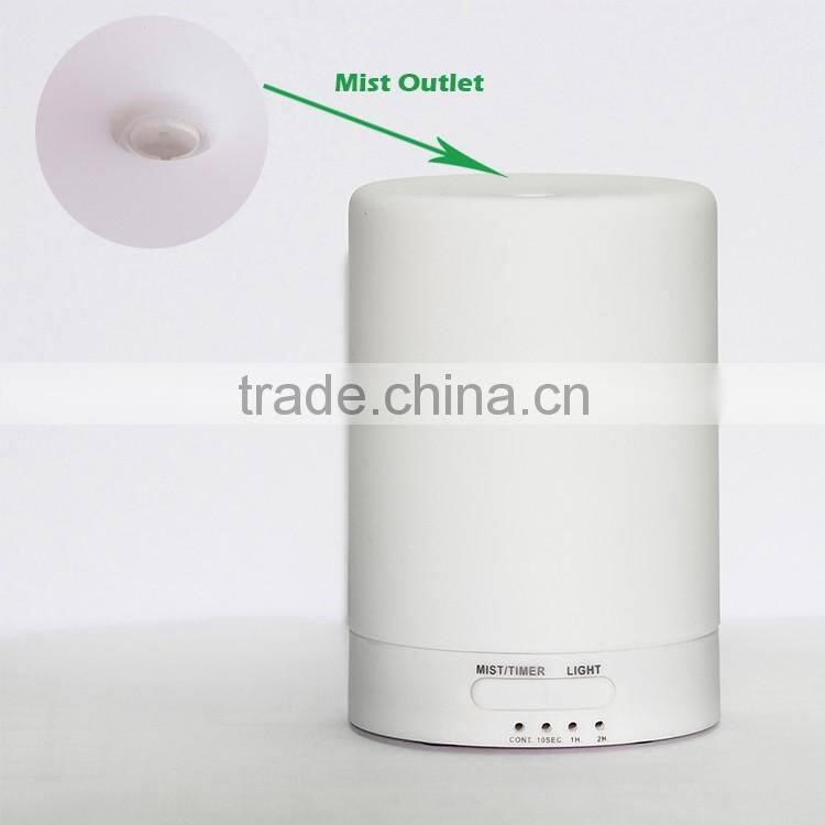 Wood grain car electric ultrasonic nebulization portable air purifying aroma diffuser