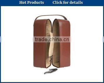 exquisite promotion gift leather wine box hot sale