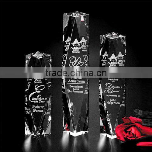 Amazing Optical Crystal Golf Trophy Award