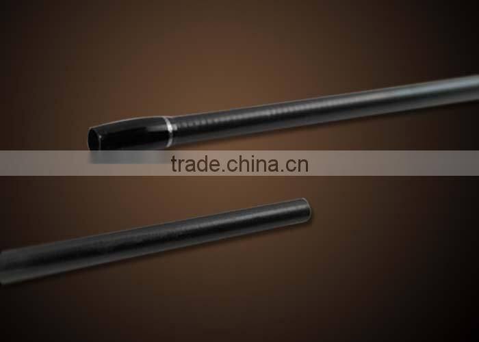 1.98m Carbon Fiber Fishing Poles 2 Sections Solid Carbon Spinning Rod