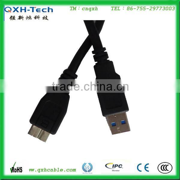 High speed USB 3.0 micro B cable USB3.0 for samsung