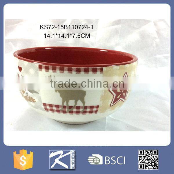 Eco-friendly stoneware ceramic type bowl