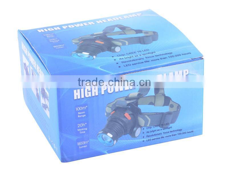 XPE Q5 LED 350Lm 3Mode LED Rechargeable Headlamp