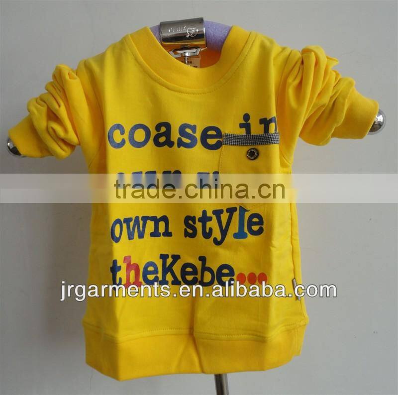 Kid Clothes Crewneck Sweatshirt Kid Garment Manufacturer for Autumn Season Clothings kids wear brand names