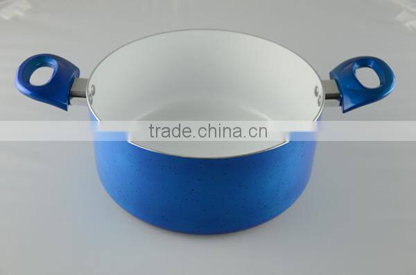 3 Layers PFOA-Free Nonstick Casserole with Metallic Painting