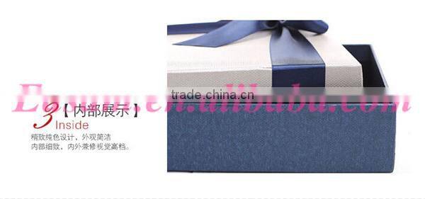 Wholesale custom gift packaging box rectangle shape hard paper gift box design