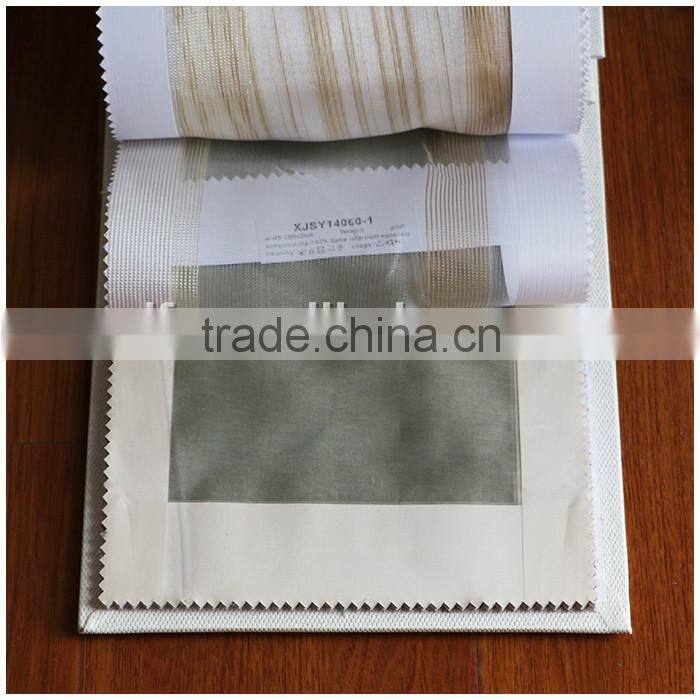 Inherently fire retardant ready made gray colored mesh screen XJY 0270