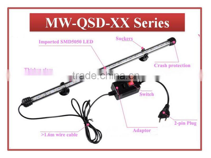 Aquarium led lighting freshwater fish tank led lamp glass tube underwater water light