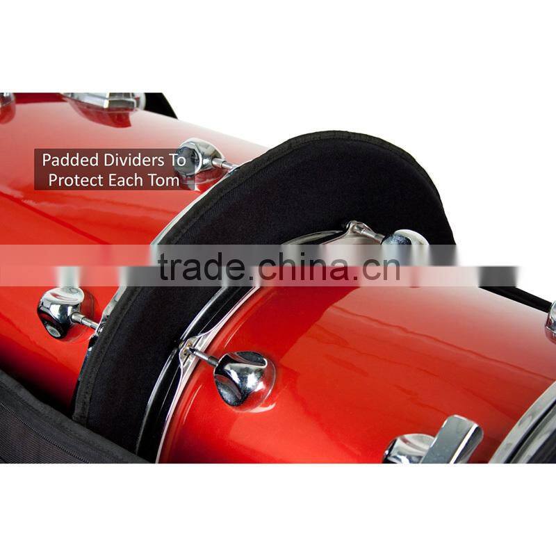 Custom Multi-Tom Bag with Wheels Drum Set Cases