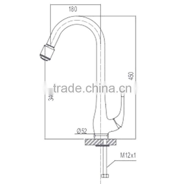 led faucet mixer color change kitchen faucet mixer HM-0508