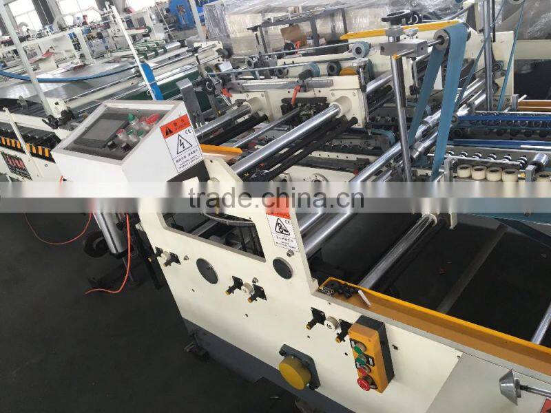 High speed Automatic Carton Folder Gluer Machine For Lock-Bottom Paper Box /prefold carton box folder gluer