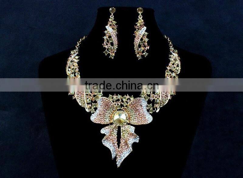 high quality rajwadi necklace set/dubai gold jewelry set/costume african jewelry sets for bridal