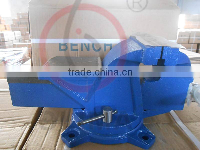 Manual Heavy Duty Type 6" Cast Bench Vise Swicel with Anvil